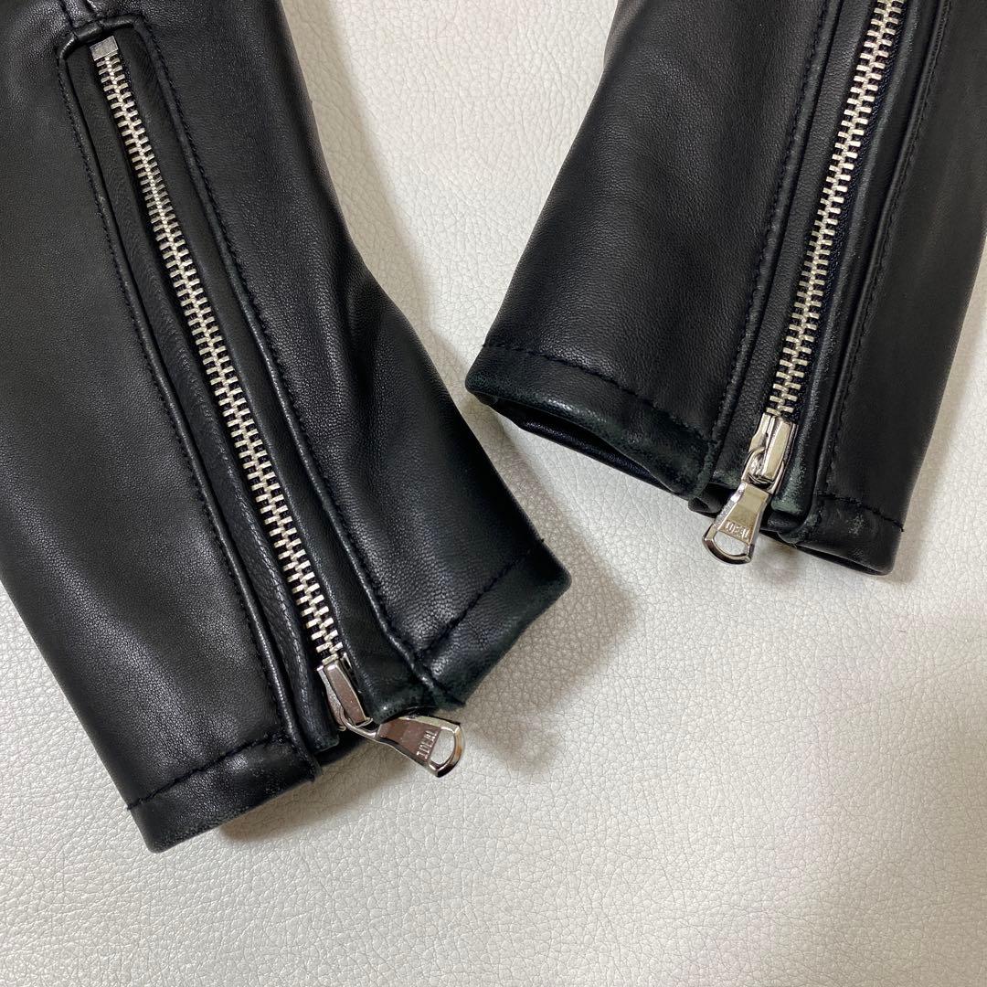 ビューティアンドユース メンズ BY シープ シングルライダース 羊革