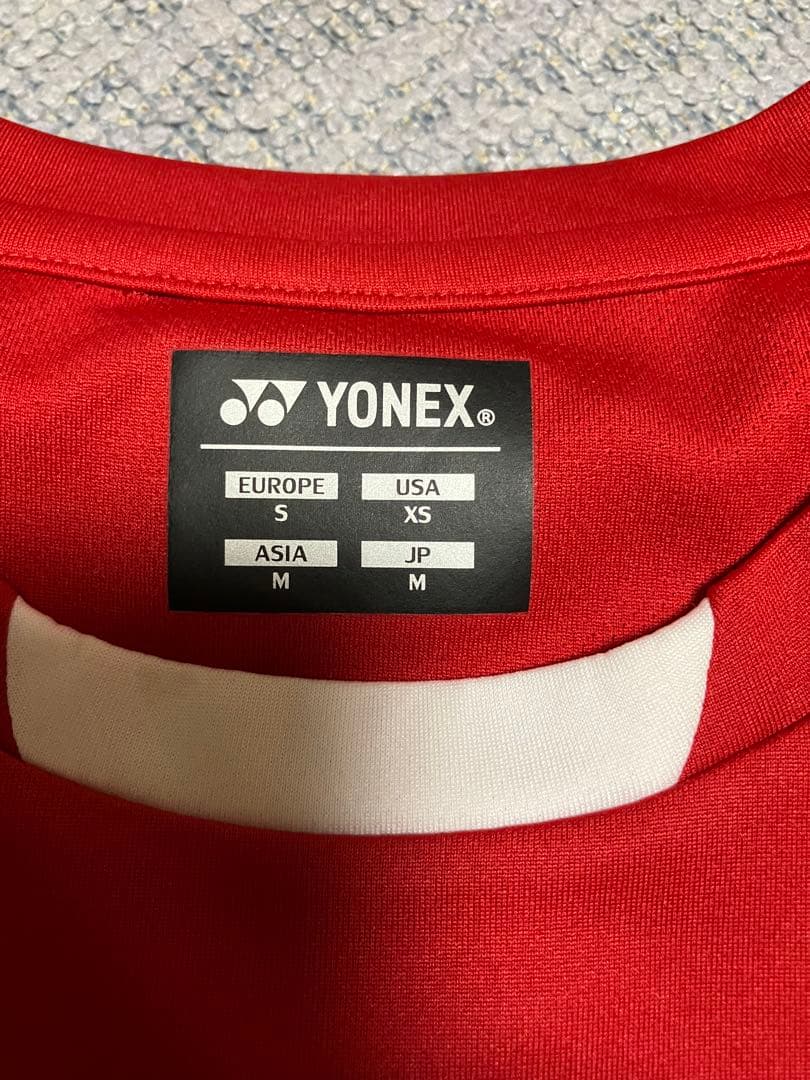 YONEX Tシャツ 2枚セット10603 青 赤JP M サイズ