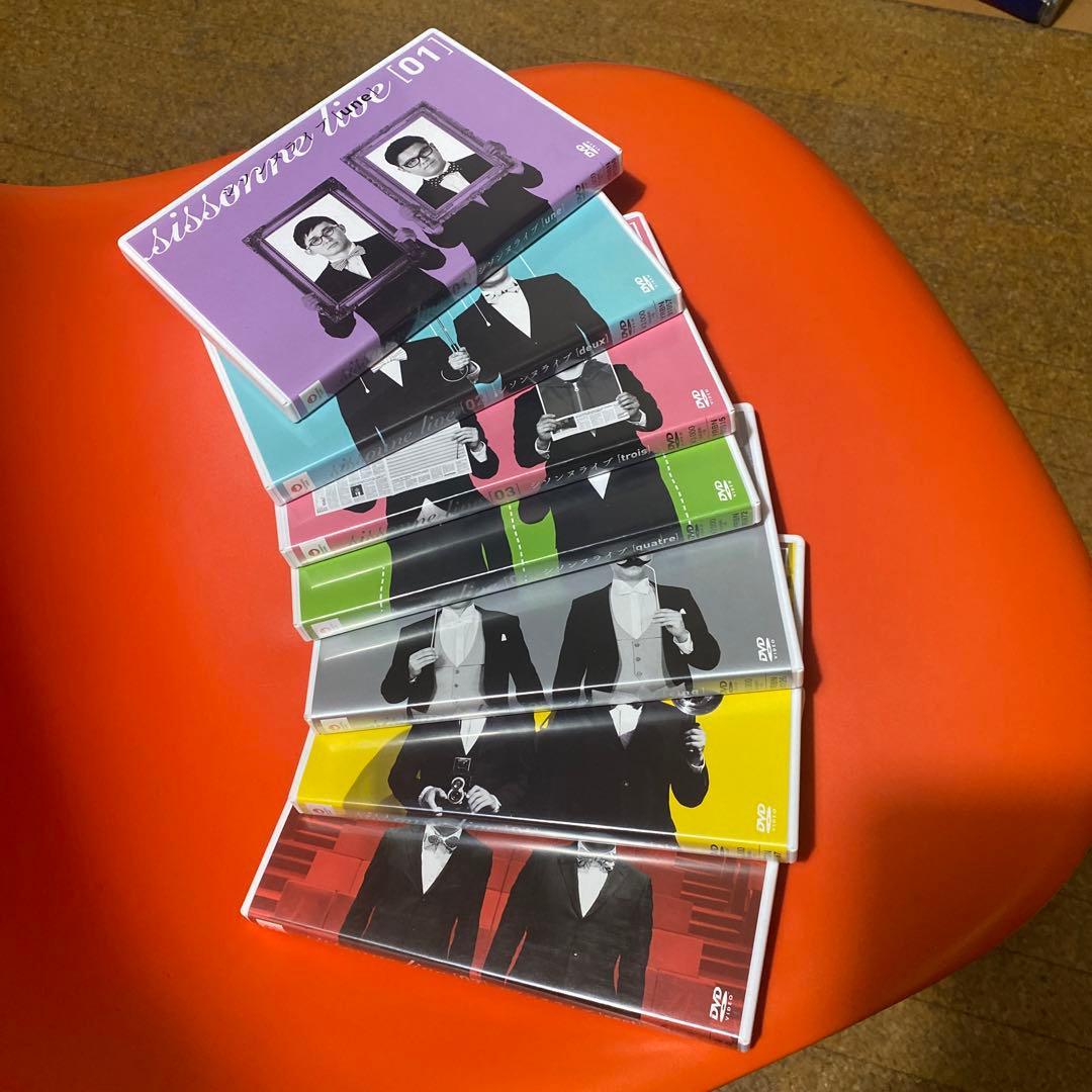 中古　シソンヌ/シソンヌライブ1〜7 7枚セット