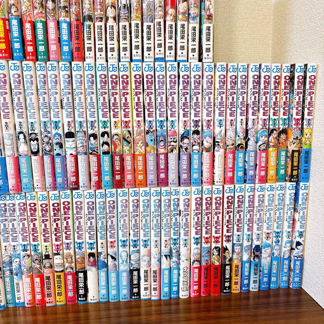 ONE PIECE ワンピース 尾田栄一郎　1-108巻　2巻以降　初版　帯付き