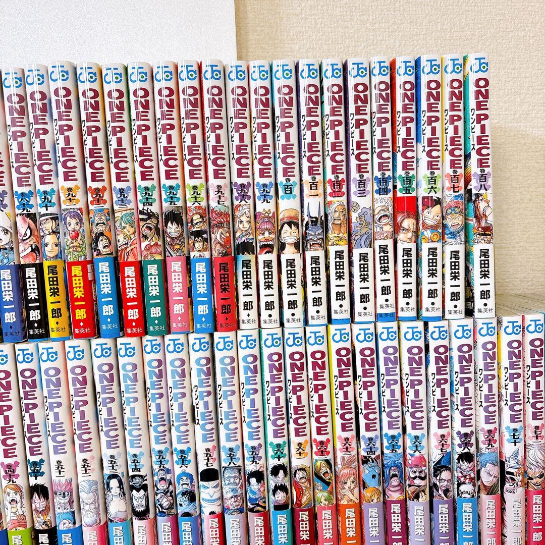 ONE PIECE ワンピース 尾田栄一郎　1-108巻　2巻以降　初版　帯付き