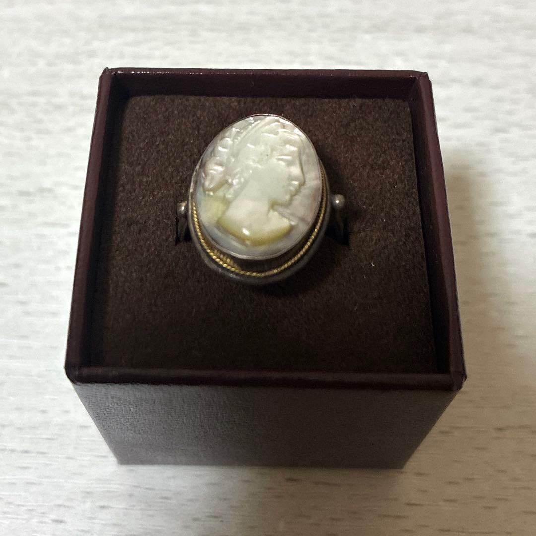 vintage カメオ リング