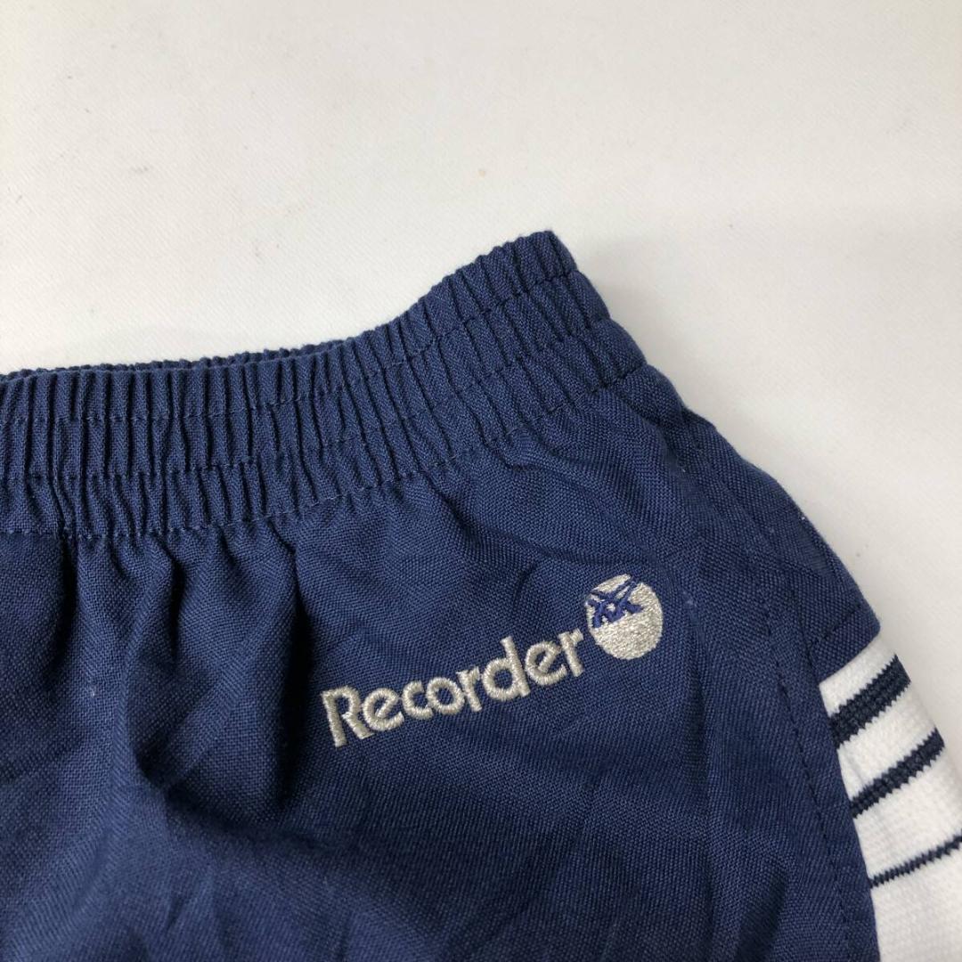 80s 90s アシックス バレーパンツ ネイビー L 日本製 LD3275