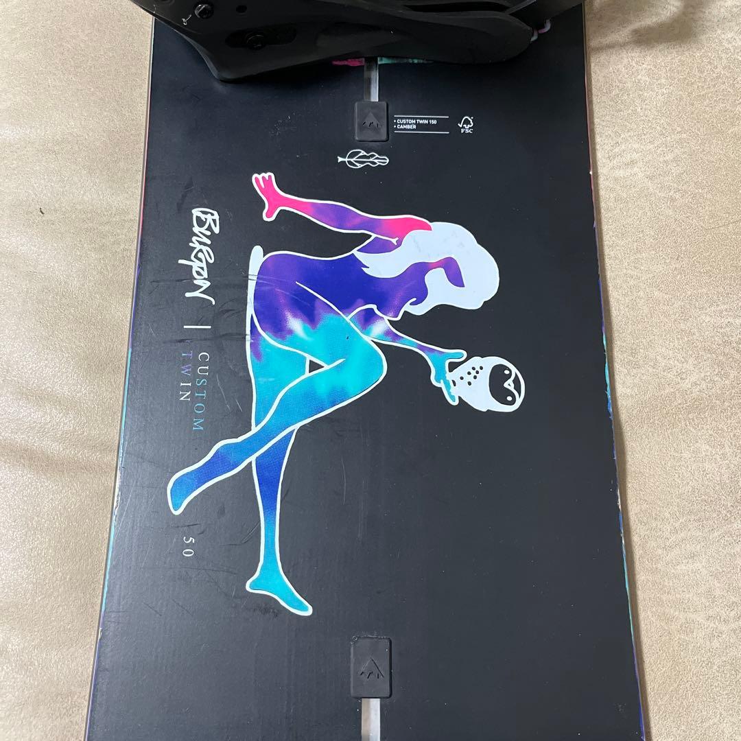 BURTON CUSTOM TWIN 150 × BURTON CUSTOM M