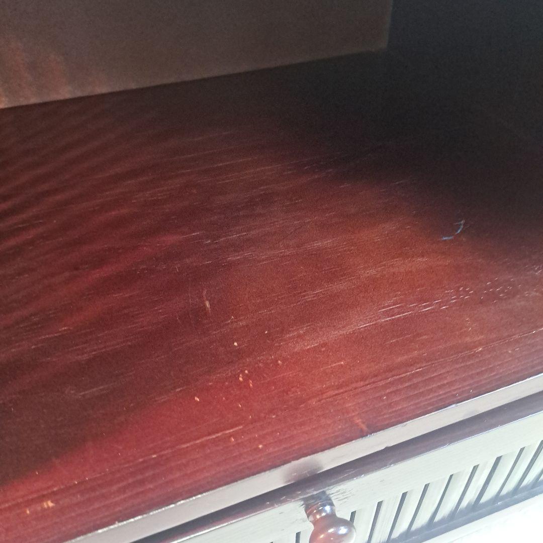 バンブー キャビネット 収納家具 ダークブラウン 竹製 インテリア