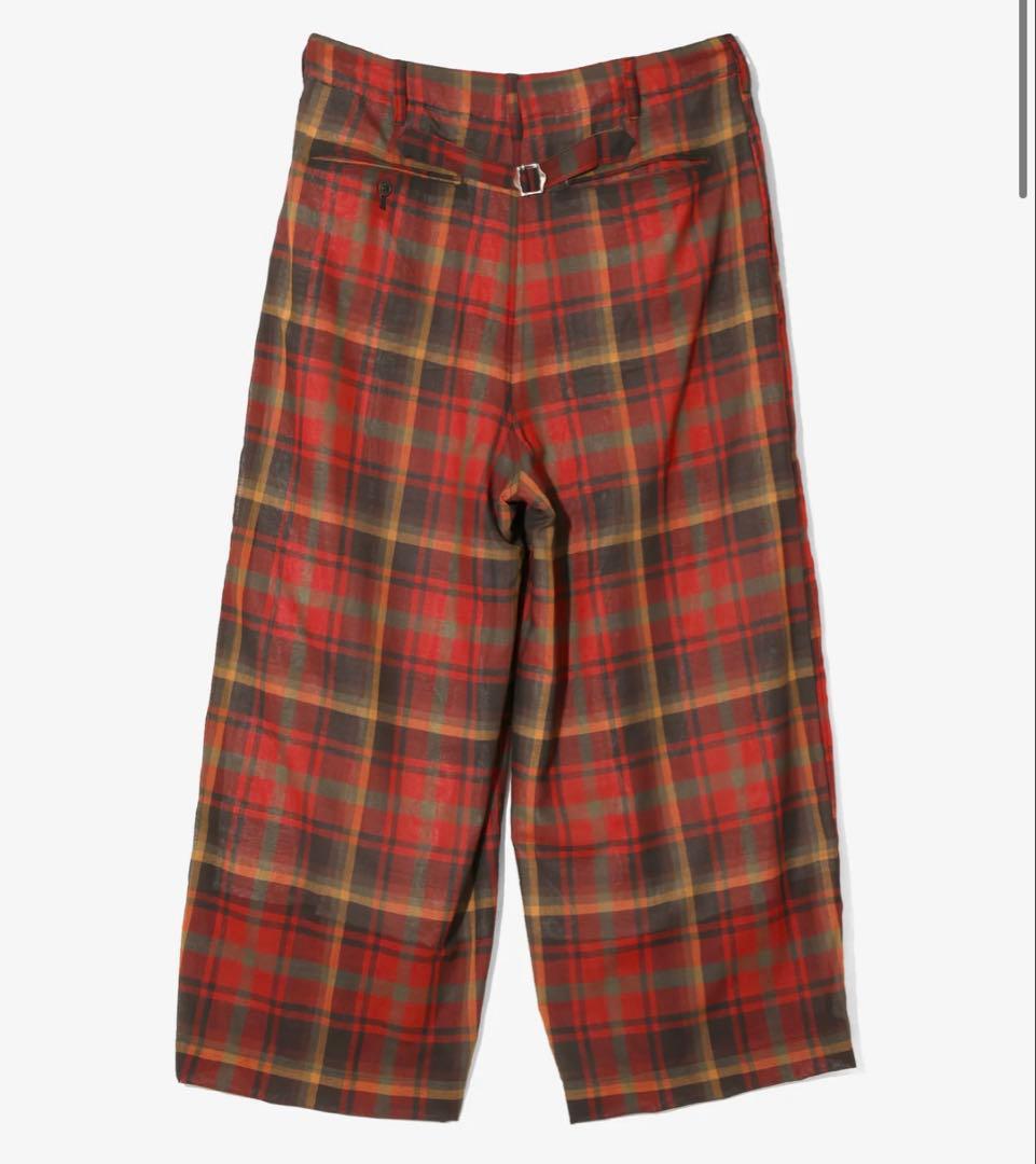 needles W/N MADRAS CHECK 赤　セットアップ　上下セット