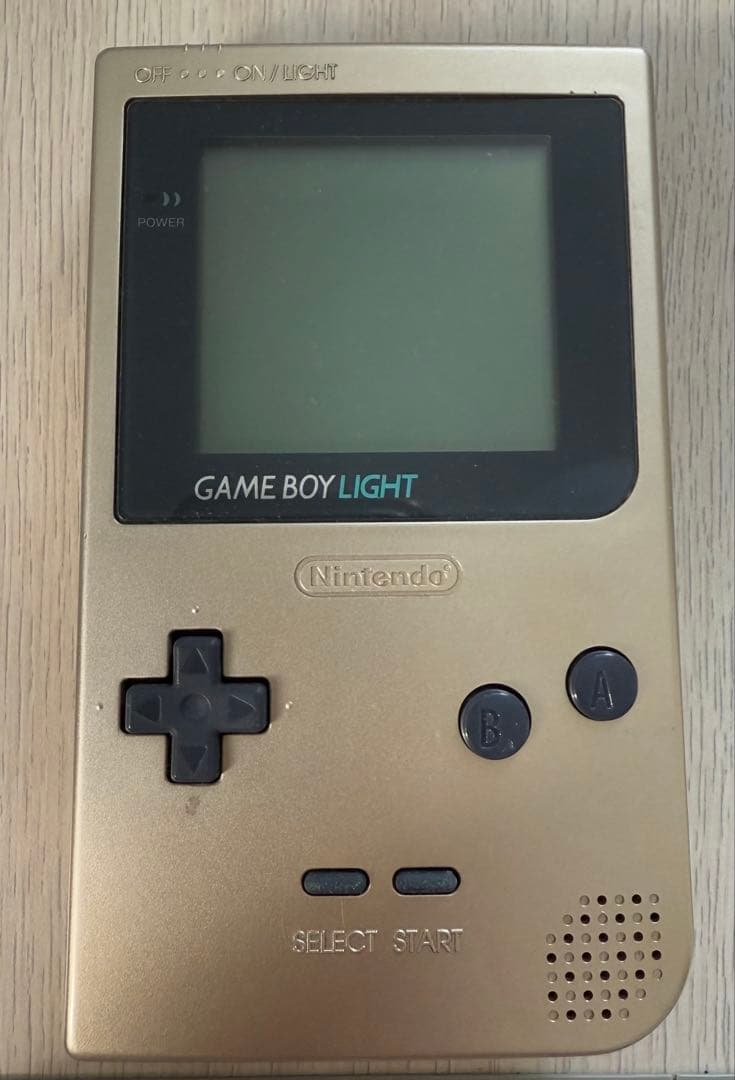 ゲームボーイライト　ゴールド 通信ケーブル付き