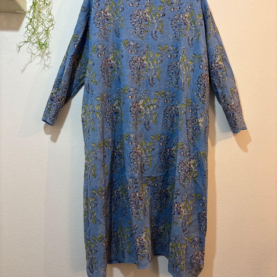 45R インド綿チュニックワンピース