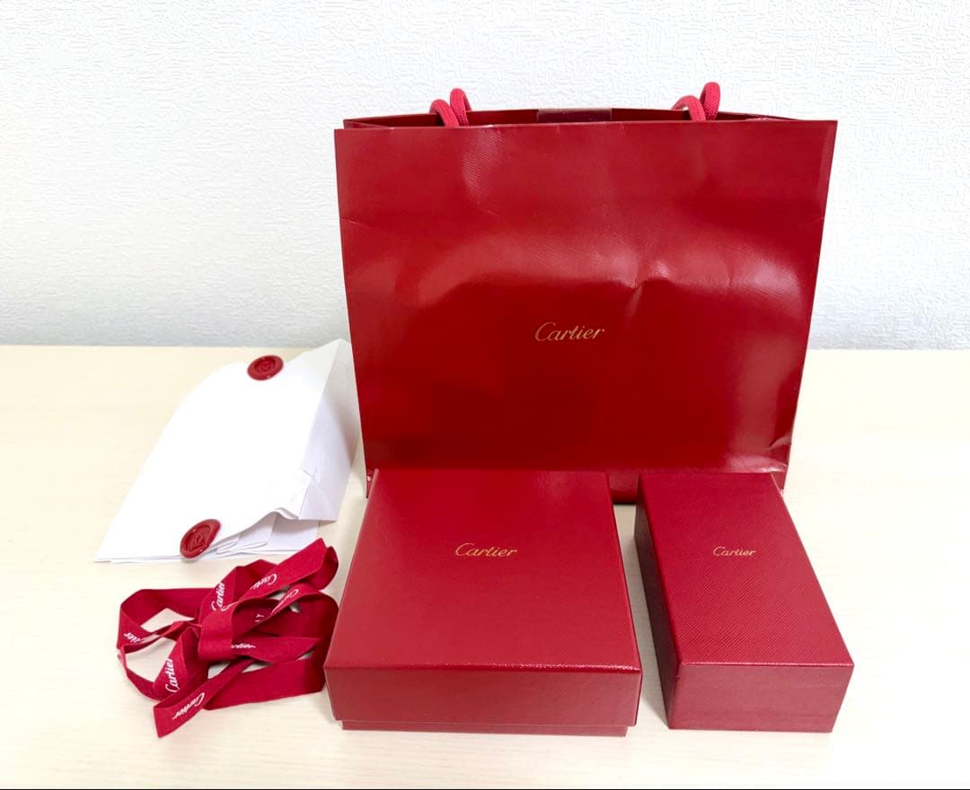 Cartier ネックレスケース アクセサリークリーナー ショッパーセット