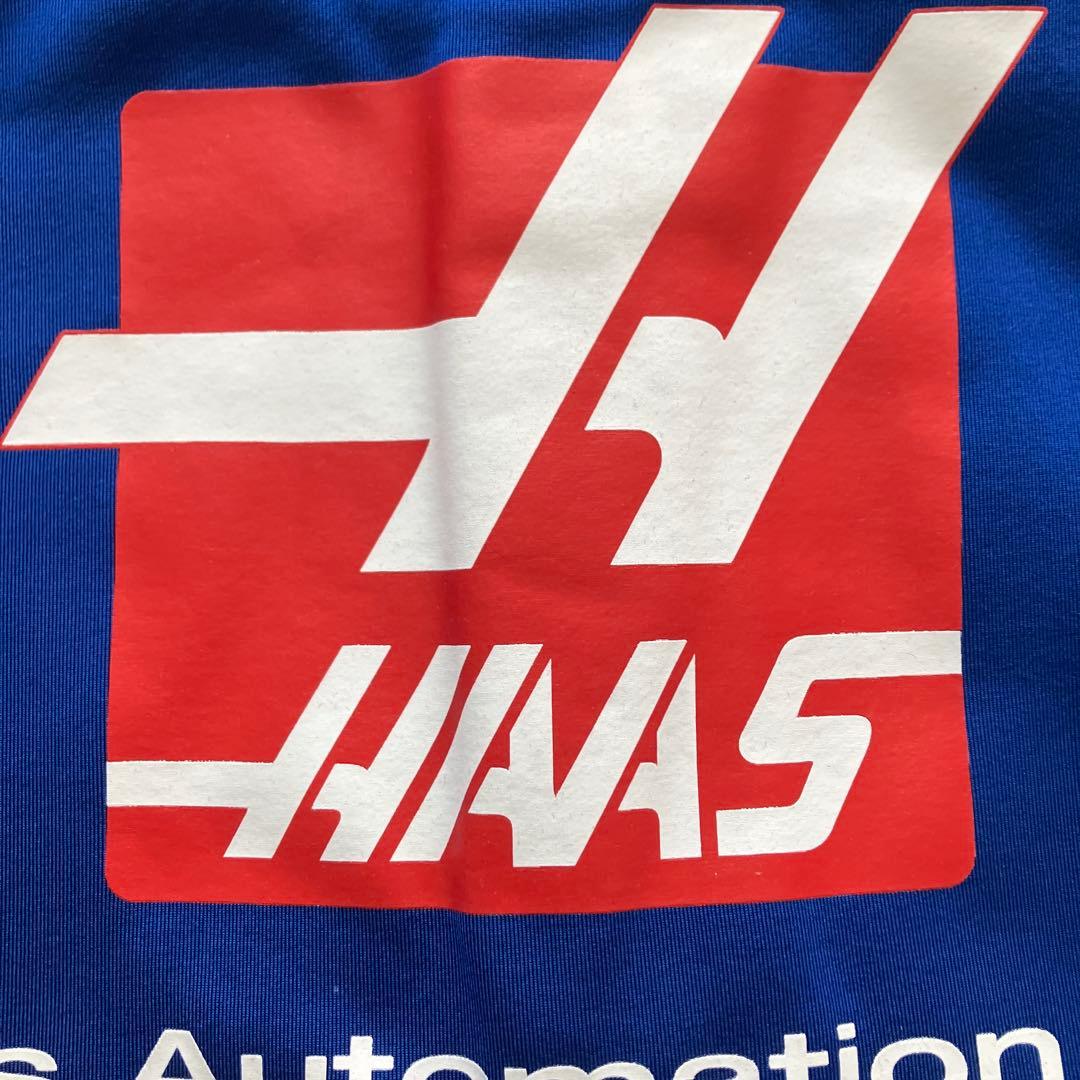 ハース　F1 チーム　スタッフ用　ハーフジップスウェット　厚手　チーム支給品￼