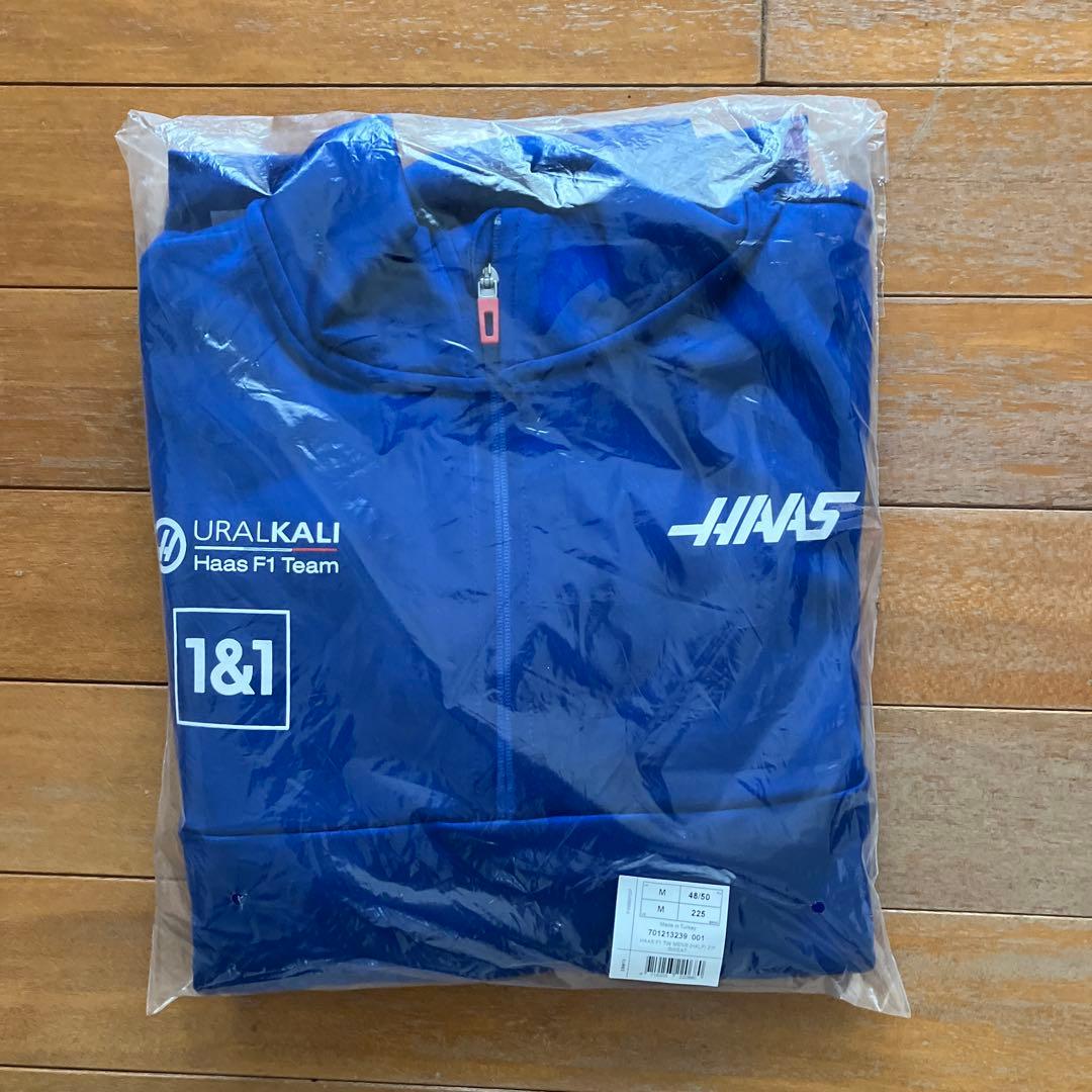 ハース　F1 チーム　スタッフ用　ハーフジップスウェット　厚手　チーム支給品￼