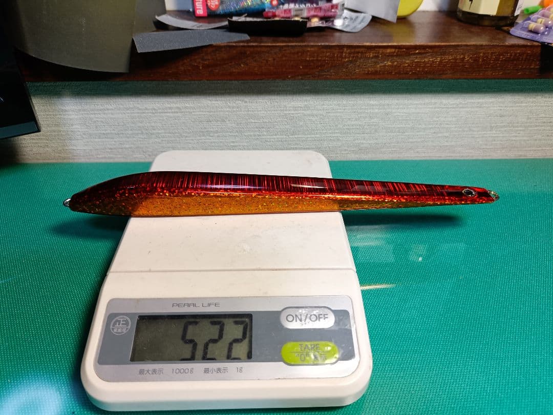 ドラッカーハイブリッド赤金タイプ6と赤金ジグ