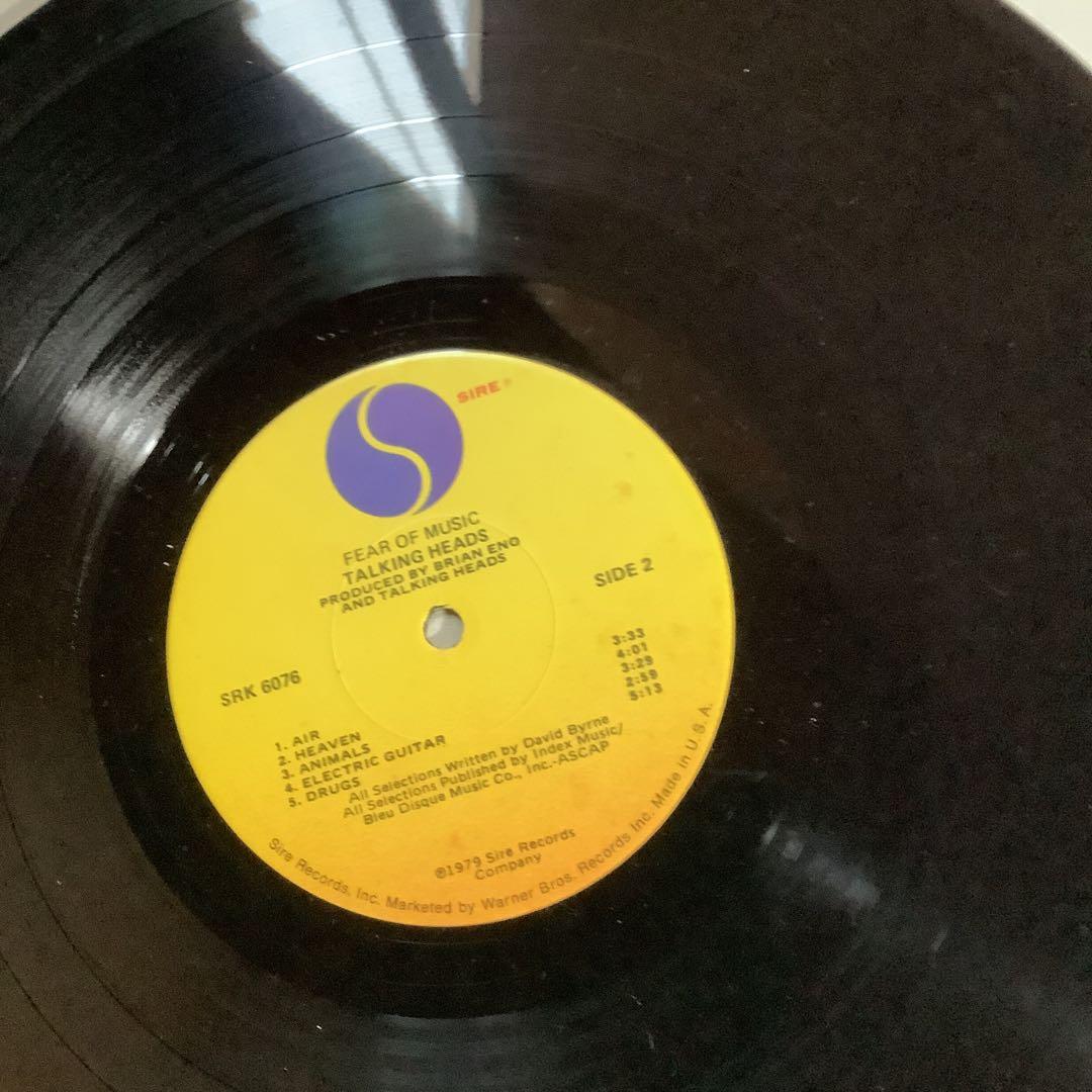 usa原盤トーキングヘッズ　fear of music
