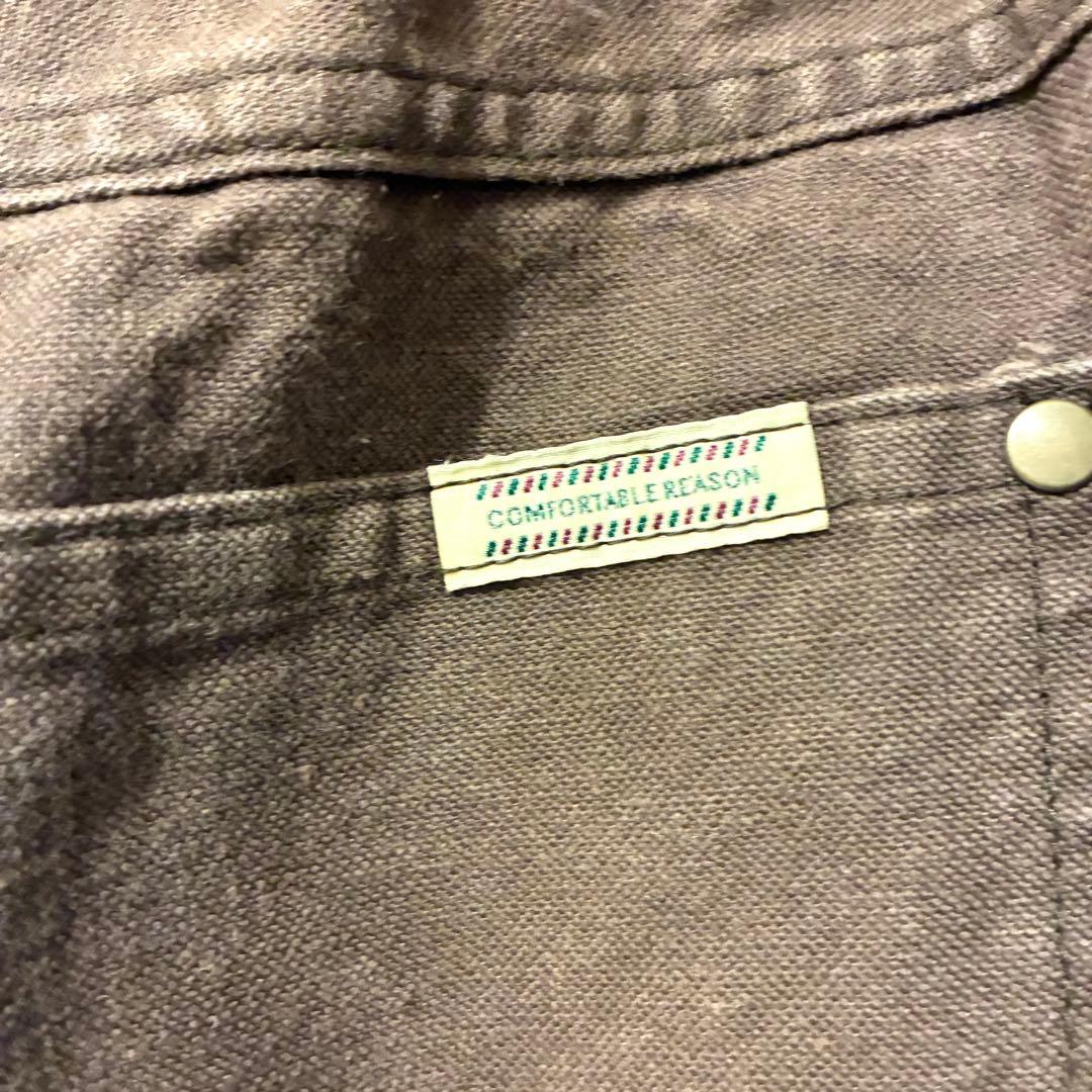 COMFORTABLE REASON ロデオスラックス パンツ ブラウン