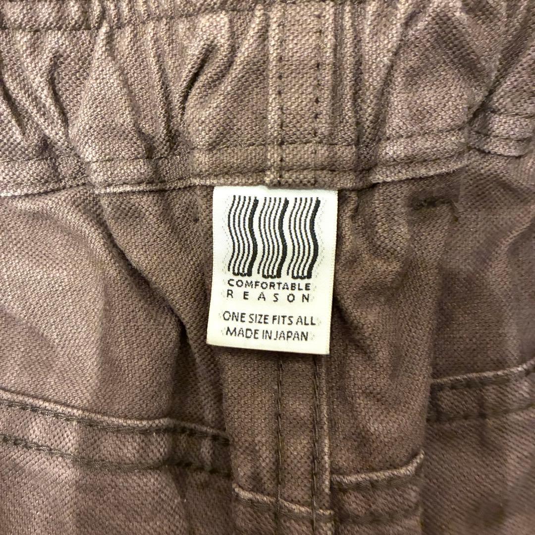 COMFORTABLE REASON ロデオスラックス パンツ ブラウン