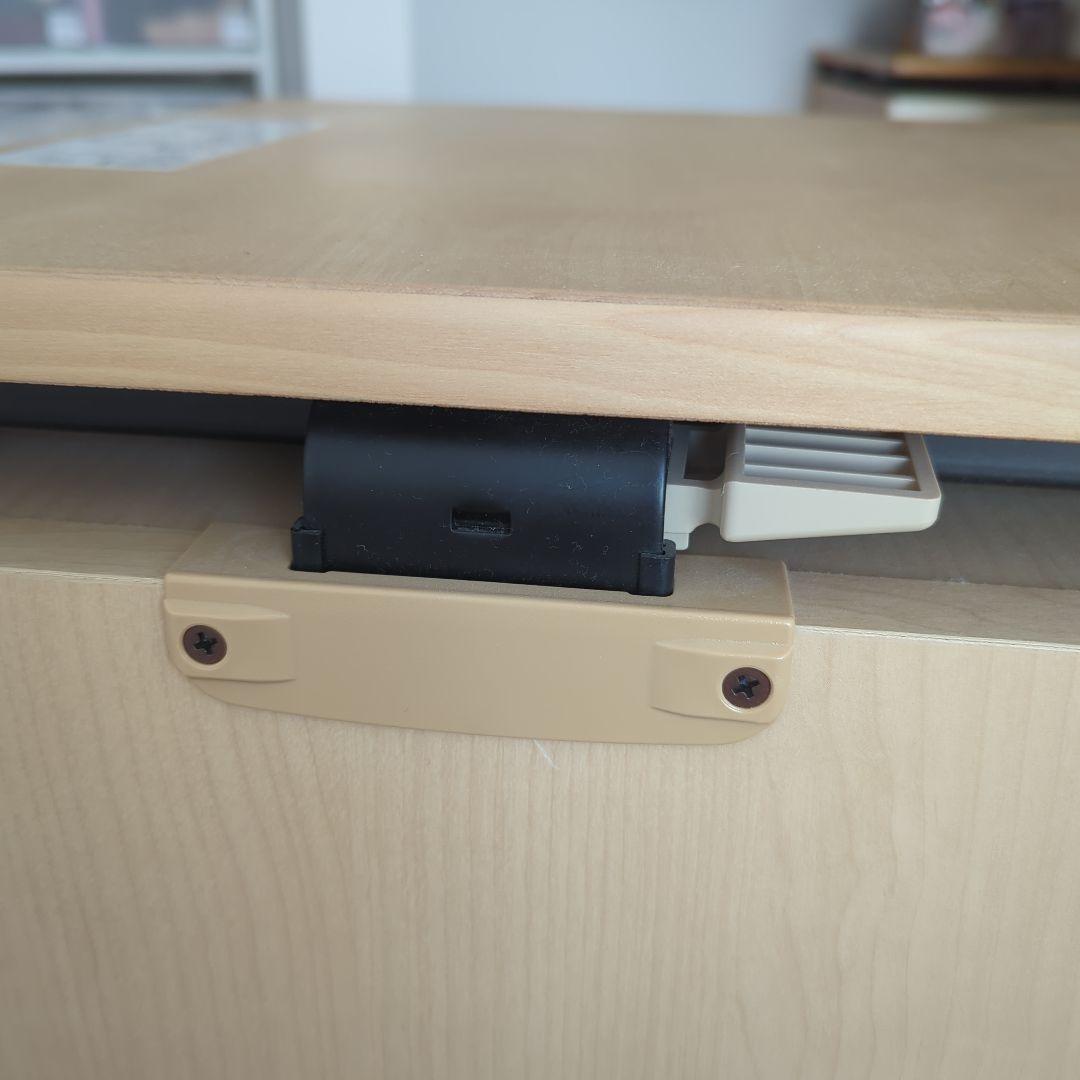 ITOKI 3段キャビネット ナチュラルカラー