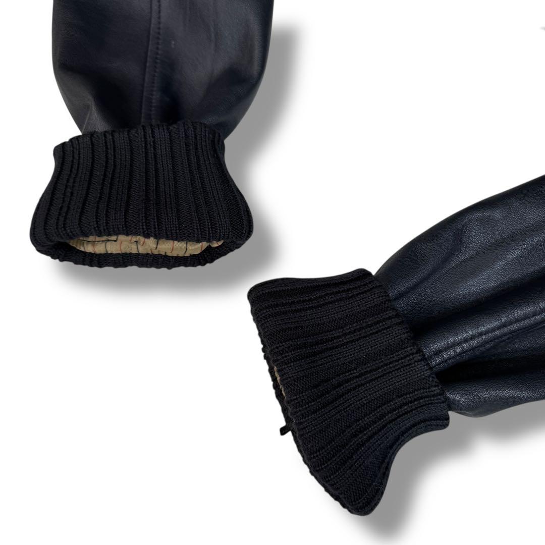 極美品 Schott 100周年モデル ラムレザー 刺繍ロゴ レザージャケット