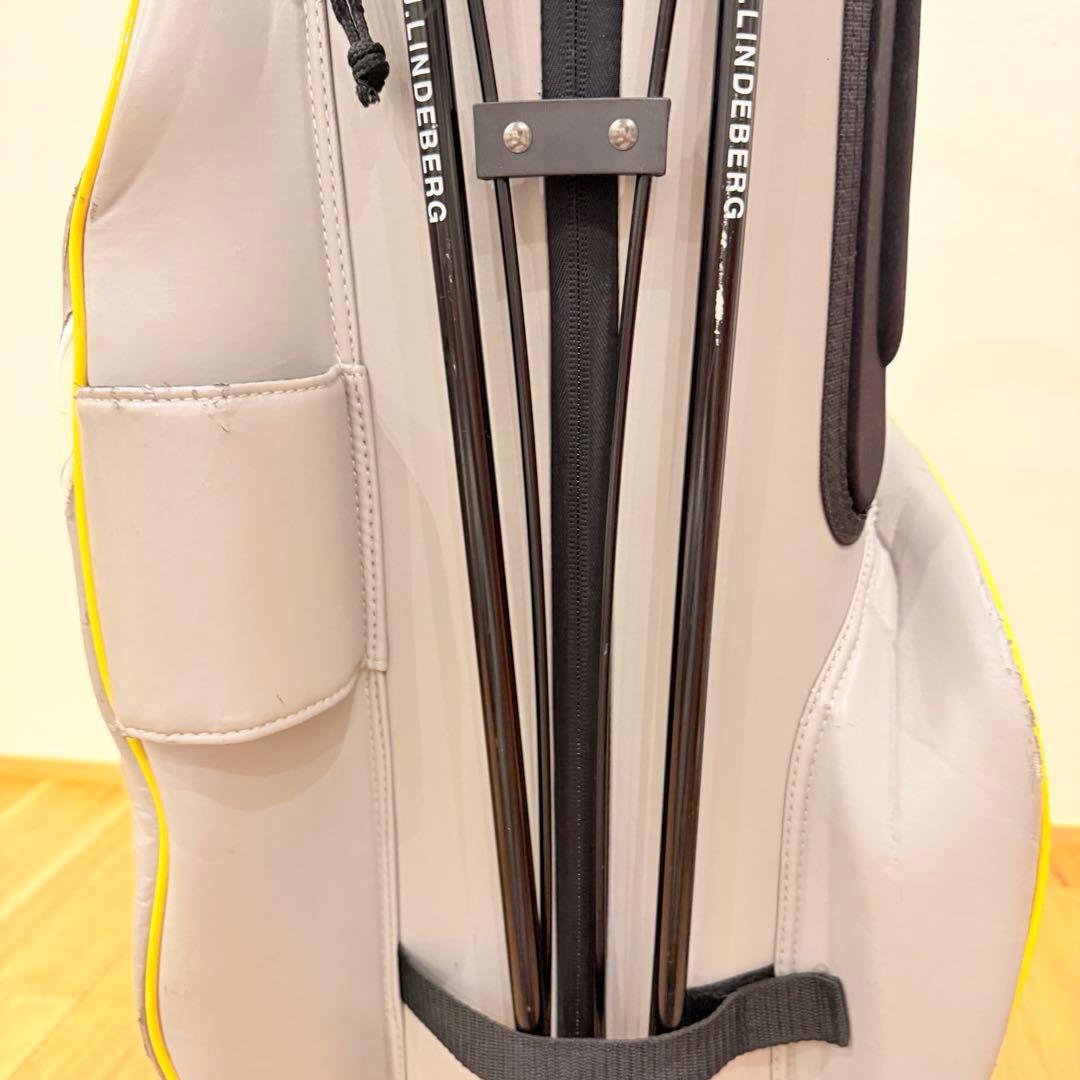 ジェイリンドバーグ キャディバッグ モノグラム グレー ゴルフバッグ