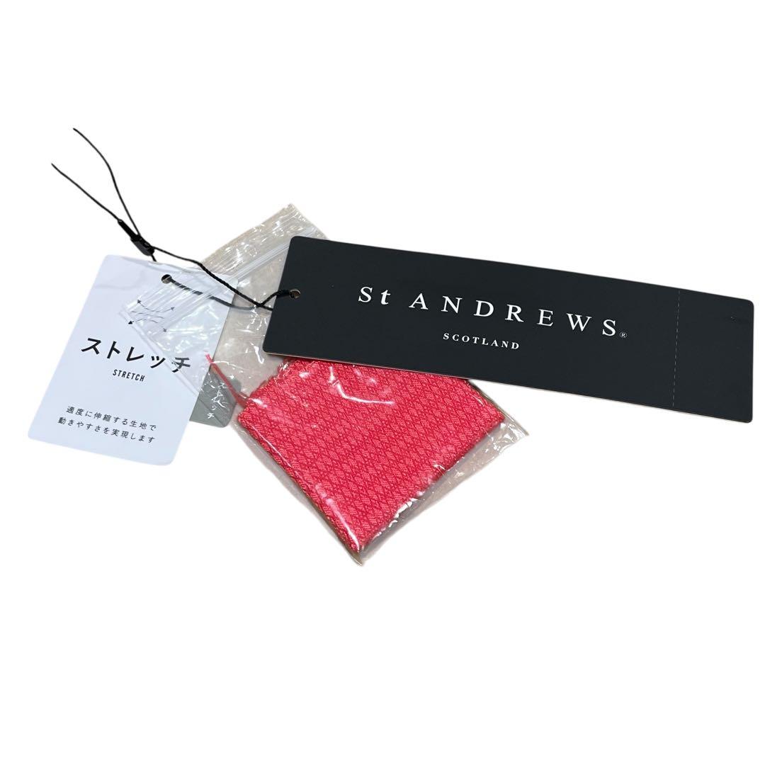 【未使用】セントアンドリュースSt Andrews ストレッチゴルフパンツピンク