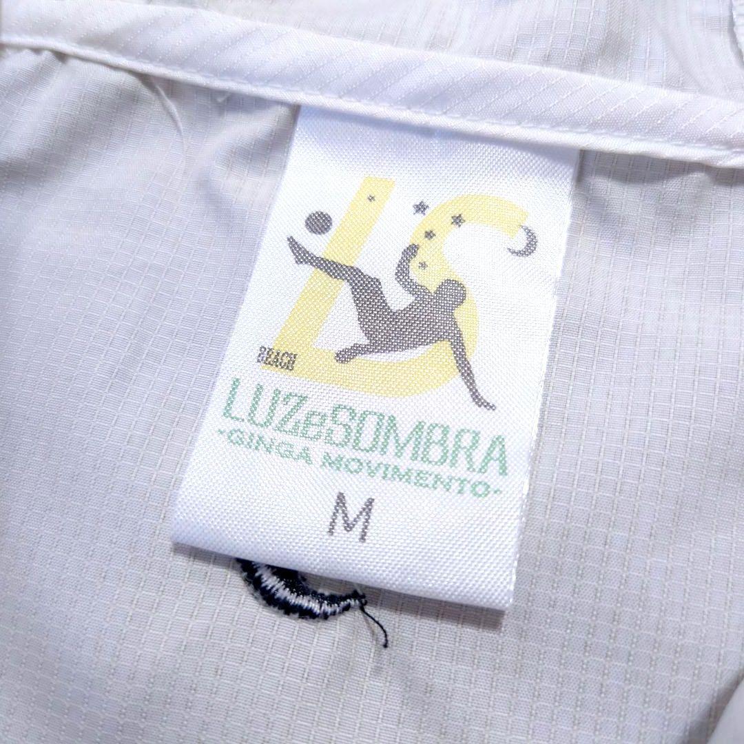 ※極美品 LUZeSOMBRA アノラックパーカー ピステ ロゴテープ ホワイト