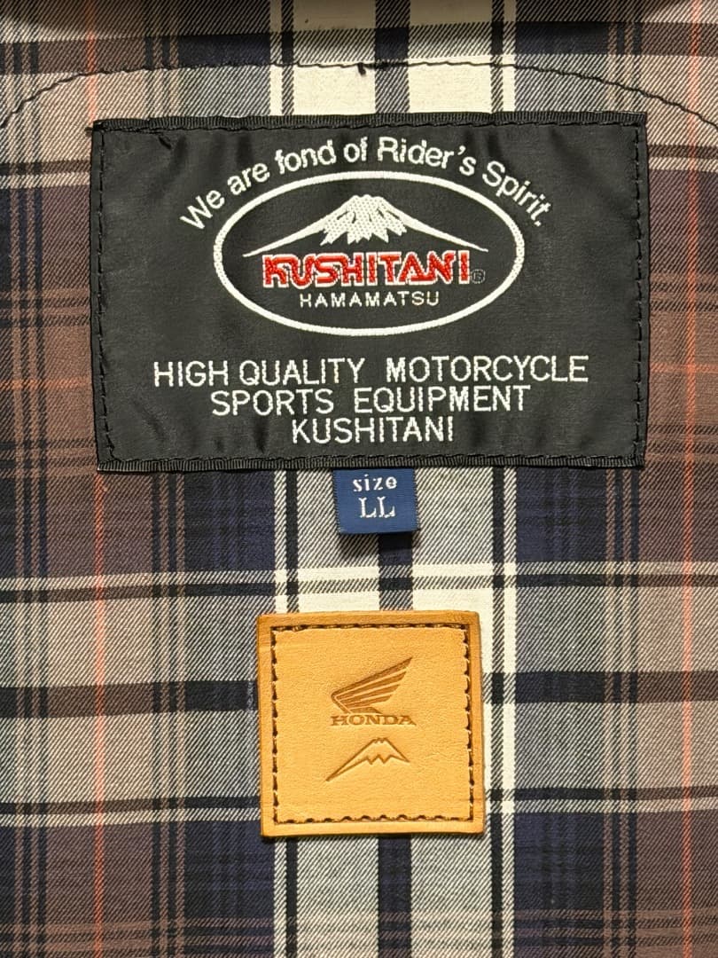 Honda×KUSHITANI レザージャケット LL