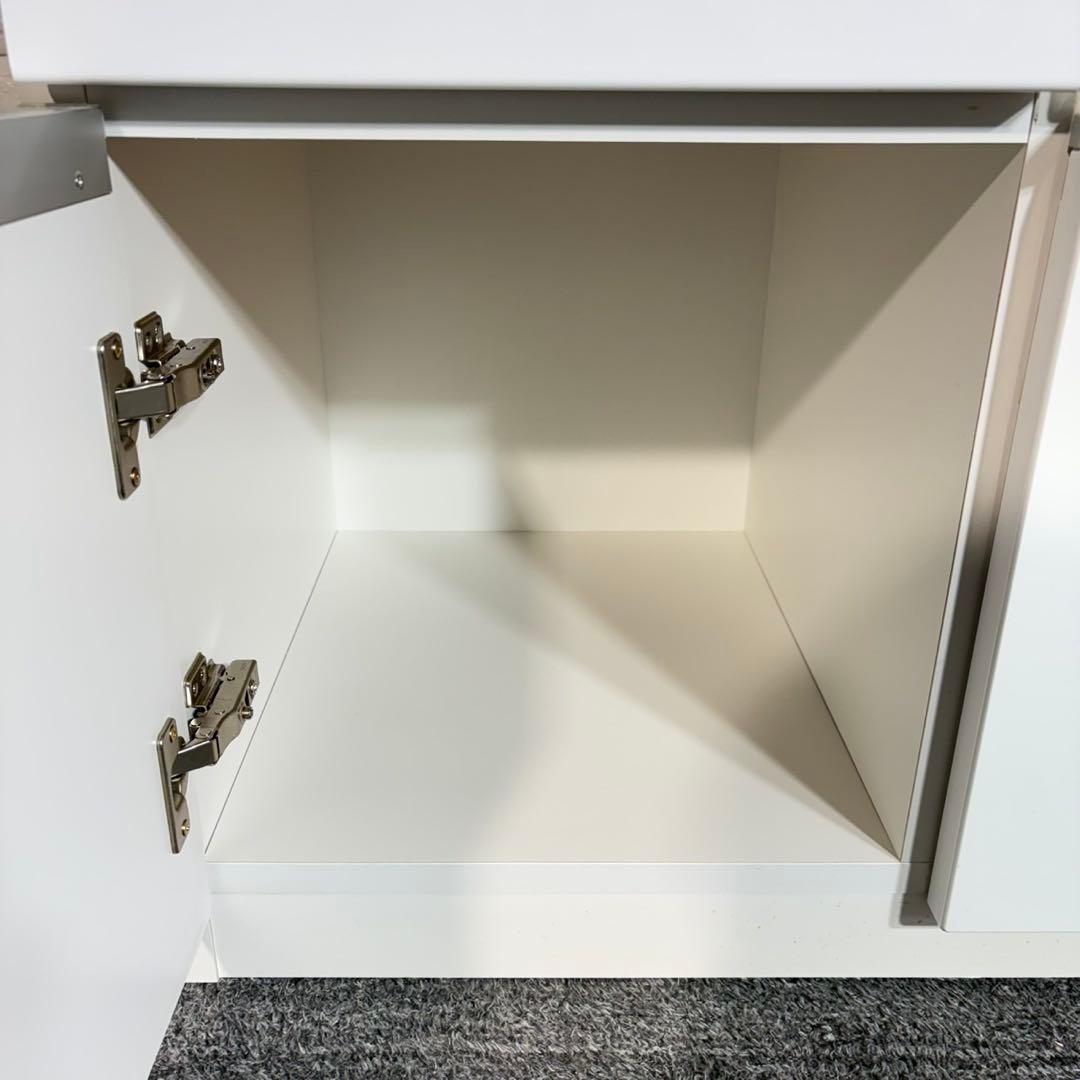 松田家具 モコレンジ カップボード 食器棚 大容量 キッチン収納 B007