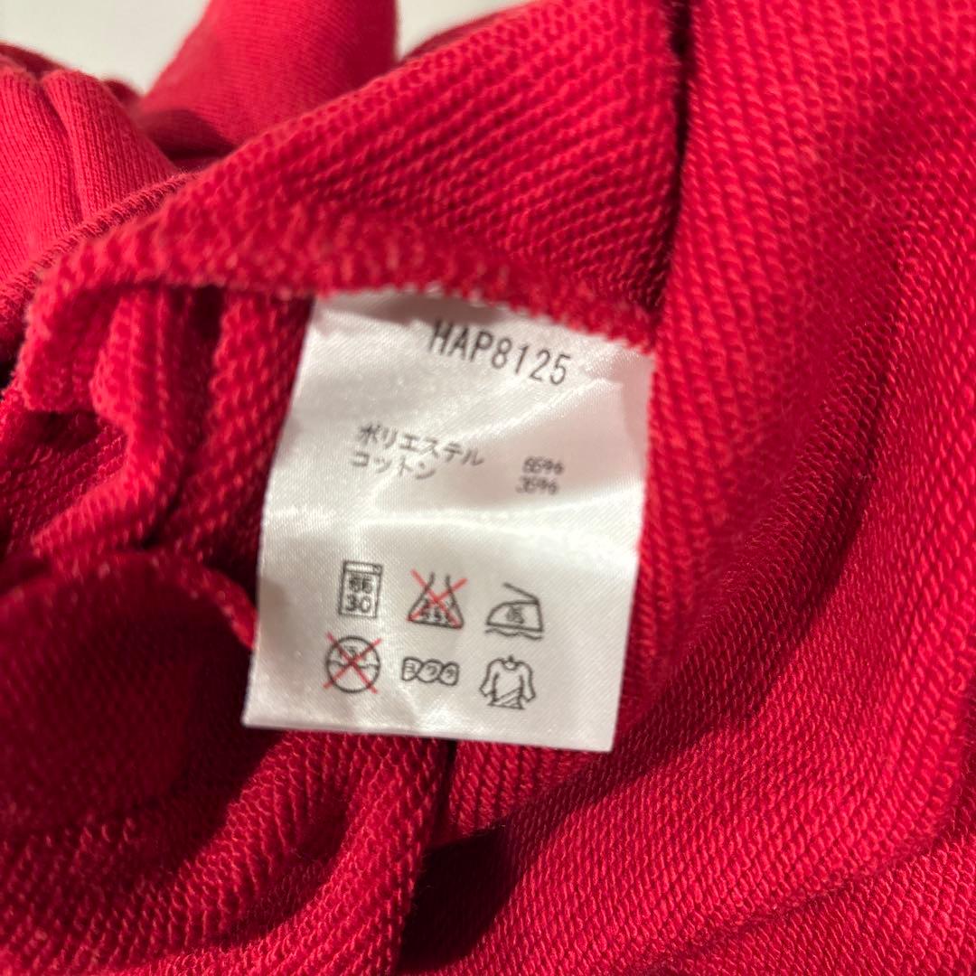 新品 hummel スエットジャージ上下セットアップ 赤グレー Mサイズ