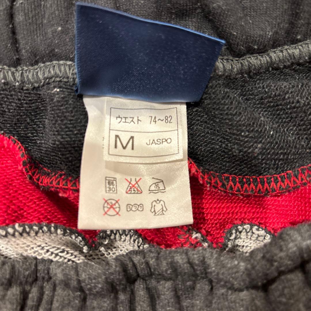 新品 hummel スエットジャージ上下セットアップ 赤グレー Mサイズ