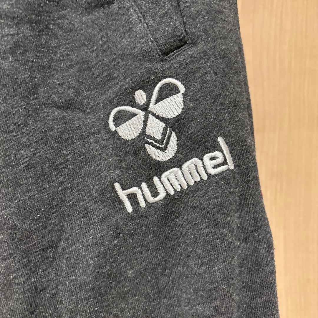 新品 hummel スエットジャージ上下セットアップ 赤グレー Mサイズ