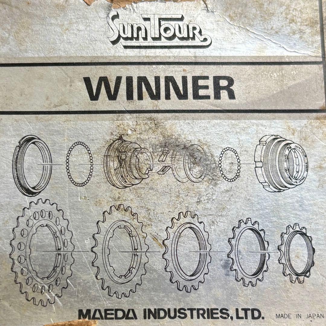 希少!! SunTour WINNER ボスフリーホイール (13-17) 5S