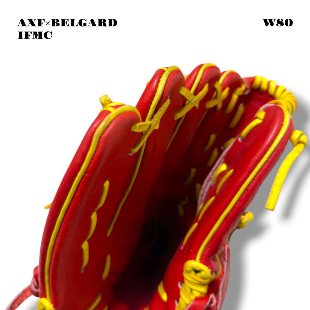 希少品！ AXF BELGARD アクセフ ベルガード IFMC グローブ 赤黄