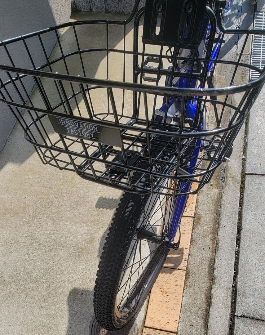 LOUIS GARNEAU（ルイガノJ22）キッズバイク 青 前カゴ付き