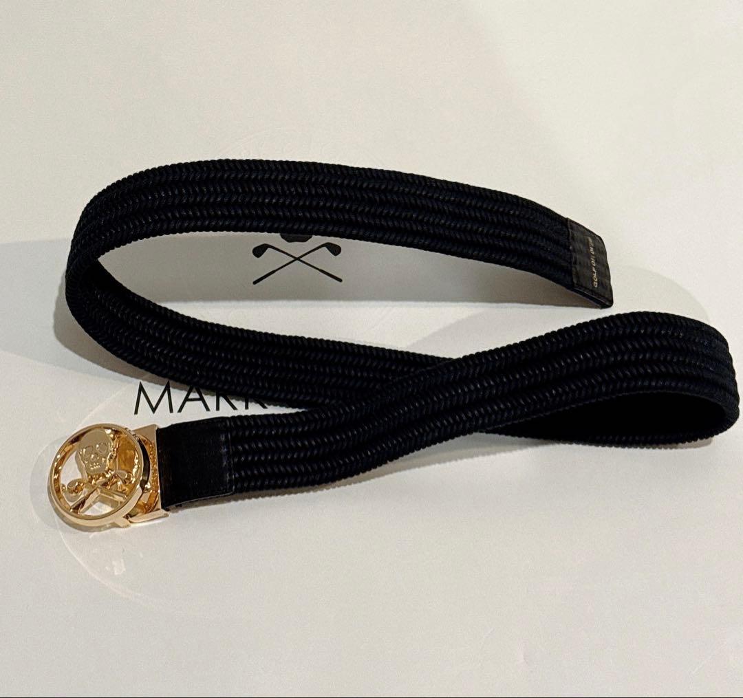 美品 ★ MARK&LONA ベルト レザー 革 ブラック 正規品