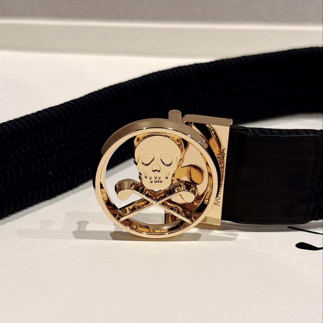 美品 ★ MARK&LONA ベルト レザー 革 ブラック 正規品