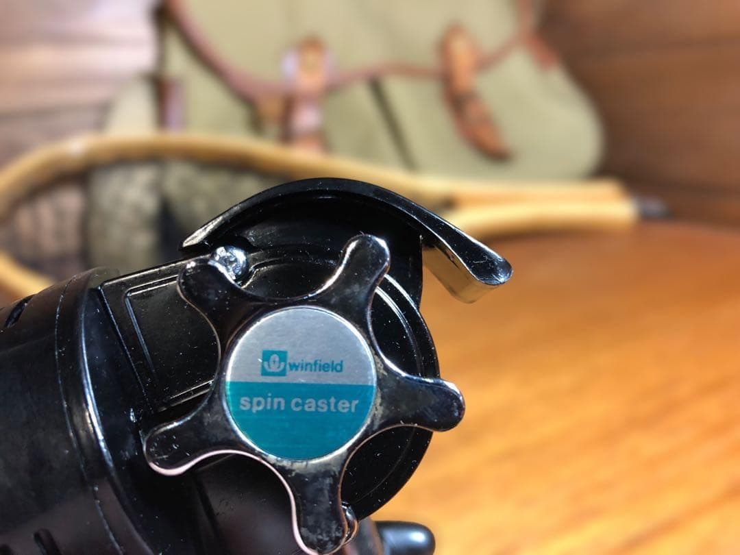 レア　70年代　スピンキャストリール　Winfield spin coaster
