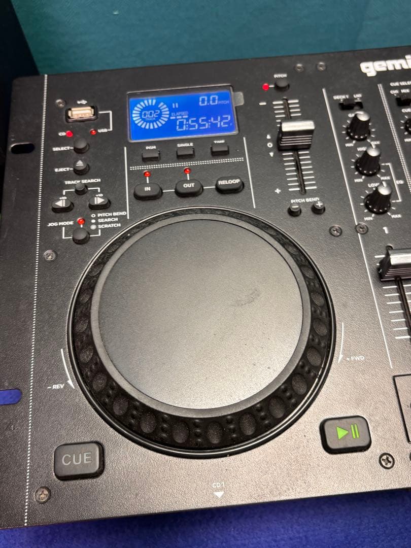 GEMINI ミキサー一体型　オールインワンDJプレーヤー/CDM-4000