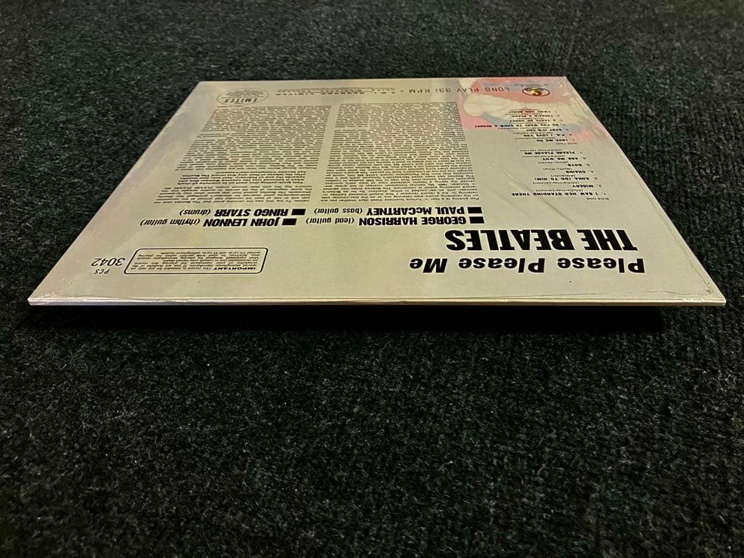 洋楽 GOLD PARLOPHONE BEATLES PLEASE PLEASE ME