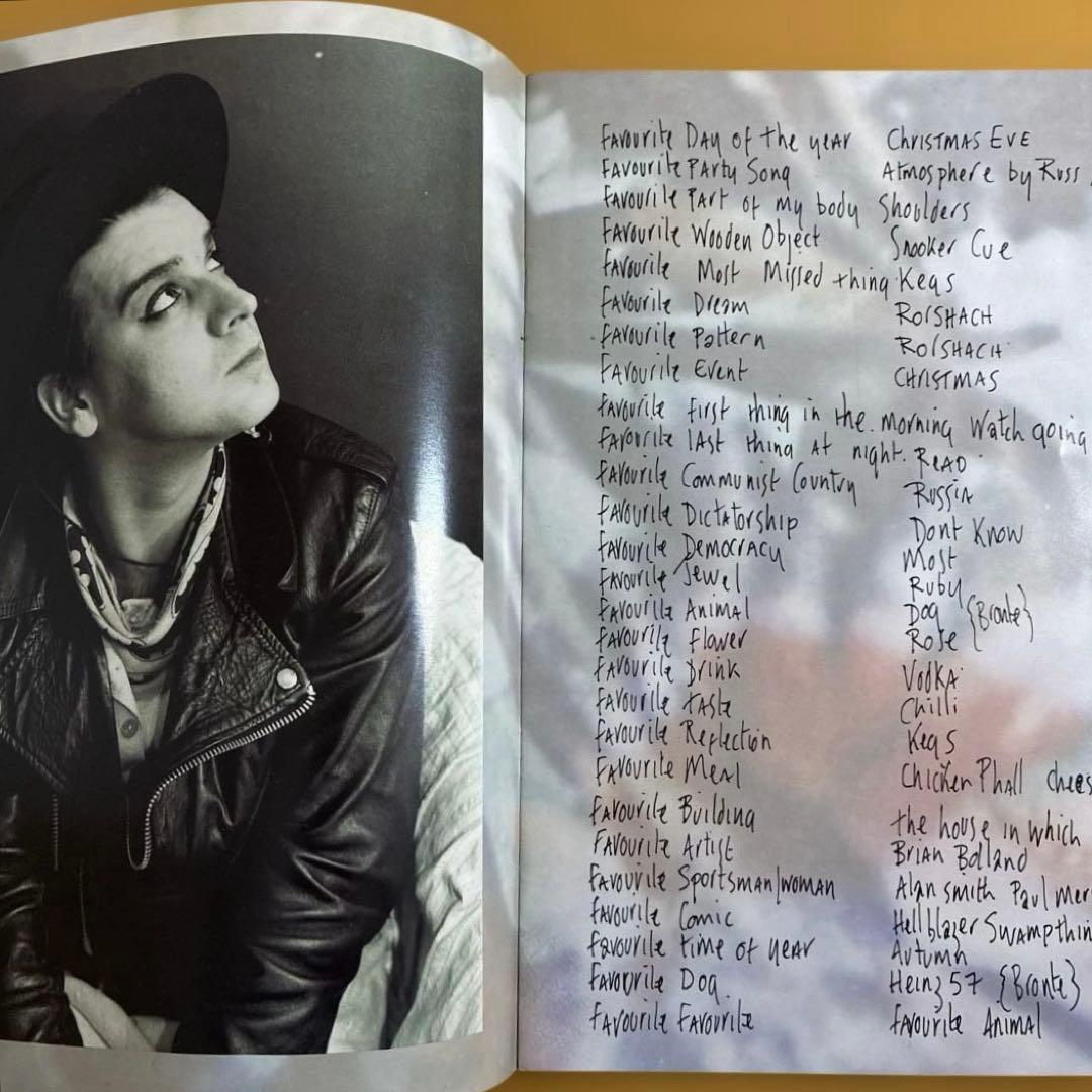 THE CURE : THE PRAYER TOUR （1989）パンフレット