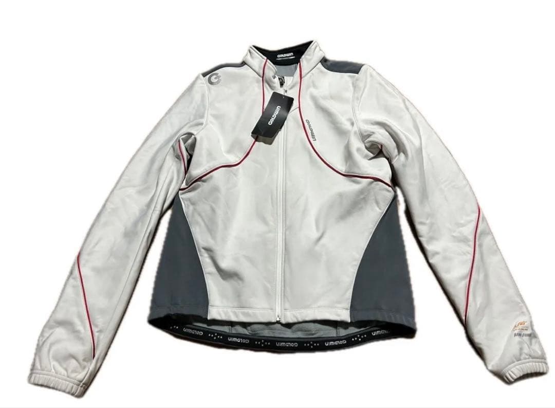 ゴールドウイン　 サイクルジャケット 長袖 裏起毛 白　XL