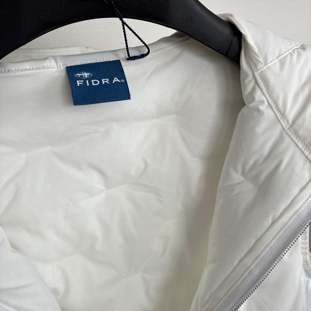 【新品】フィドラFIDRA ゴルフ中綿ワンピース フーディ ベスト ホワイト M