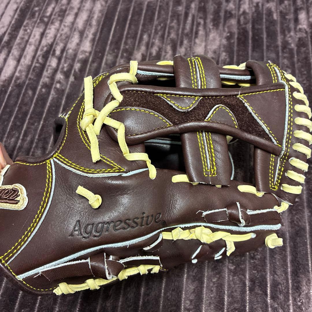 プロ野球選手が使用Sanger Aggressive ブラウングローブ