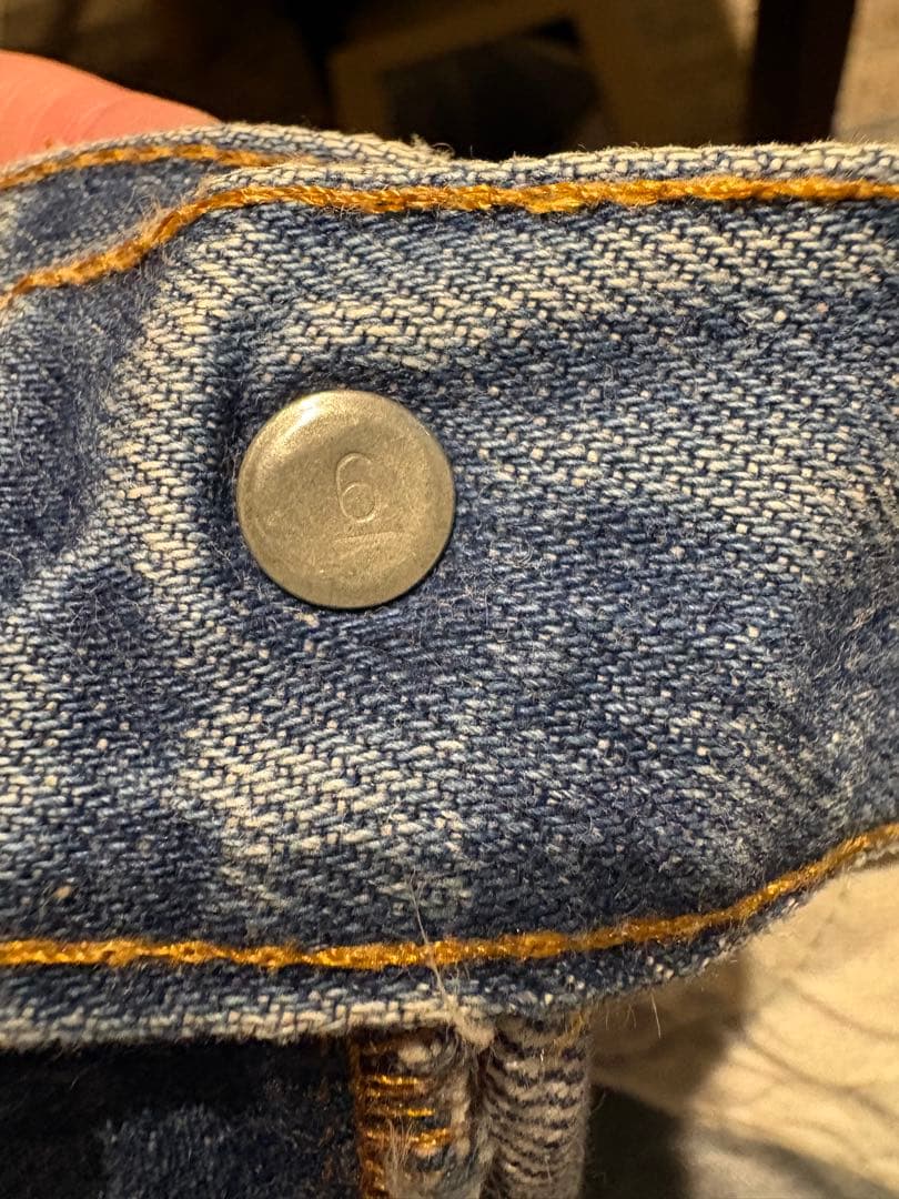 Levi's 501 80s W32 L36 USA製 黒カン赤耳 USED