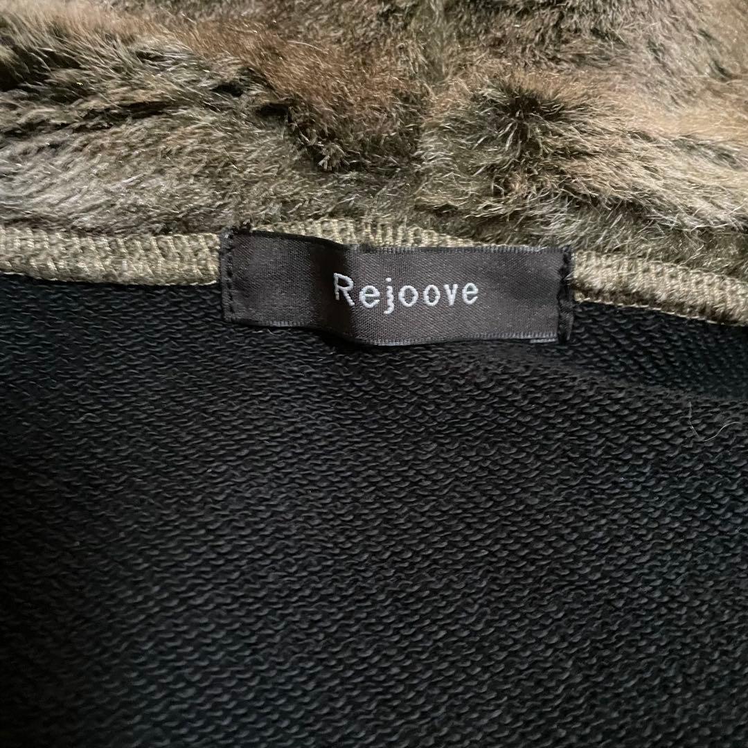 フェイクファー パーカー ダブルジップ ダークコア 平成ギャル