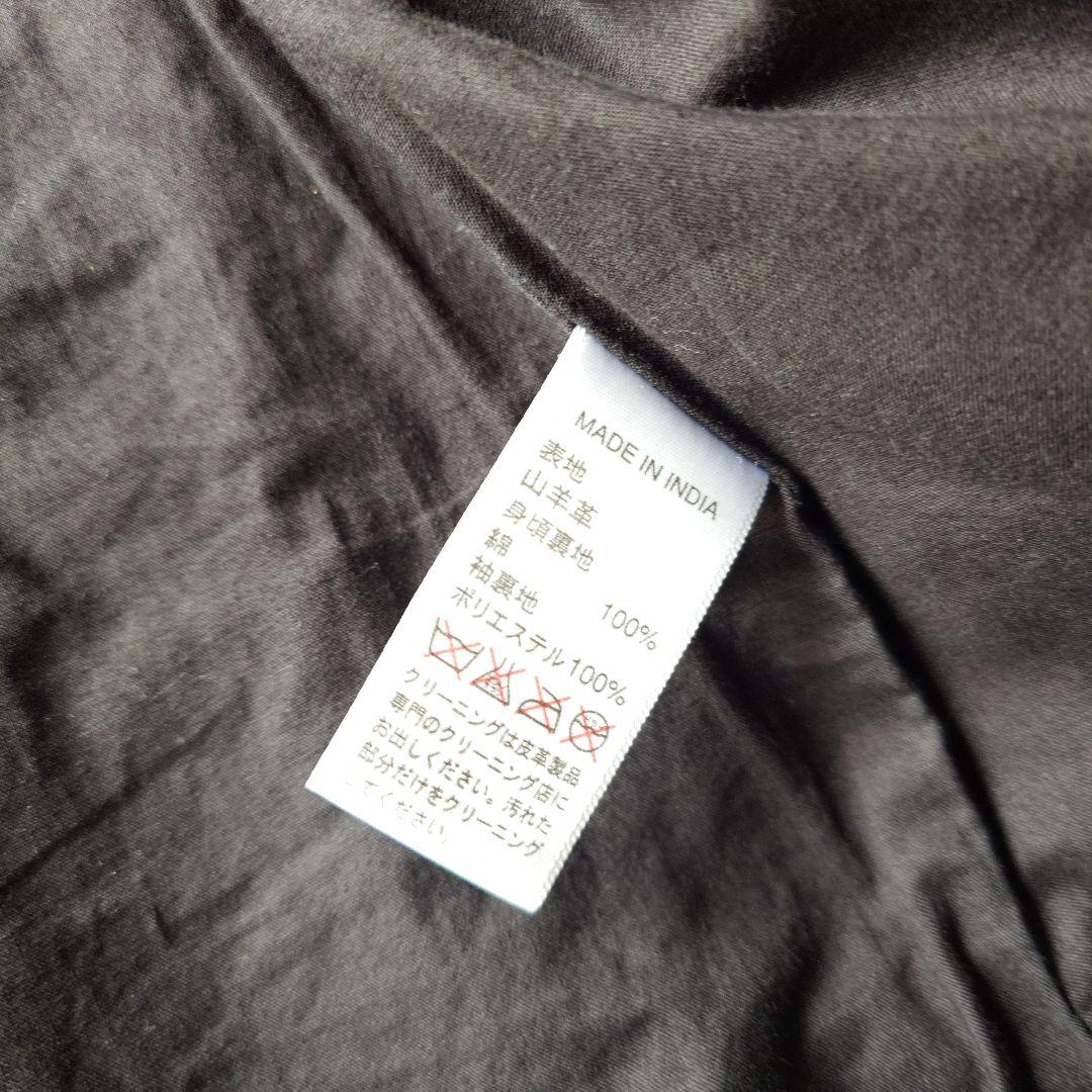 バナナリパブリック シングルライダース ゴートレザージャケット M