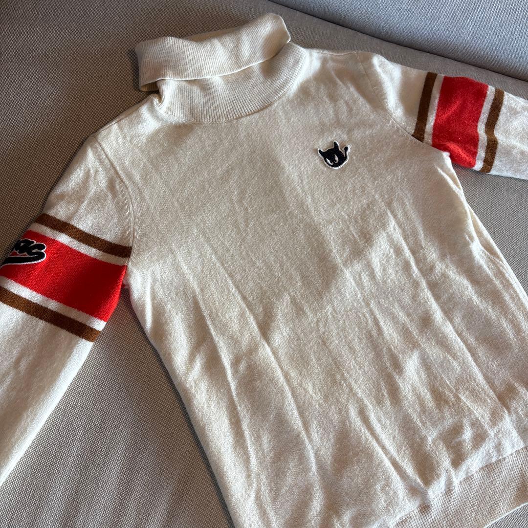 Waac ゴルフ　オフホワイトセーター