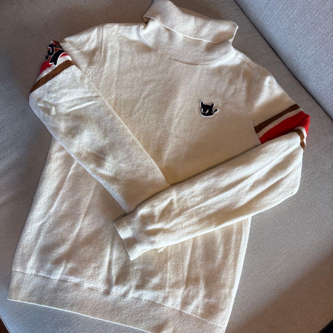 Waac ゴルフ　オフホワイトセーター