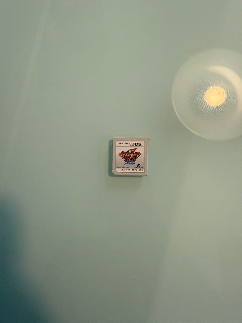 ニンテンドー3DSソフト「イナズマイレブン1・2・3!!円堂守伝説」起動済み確認