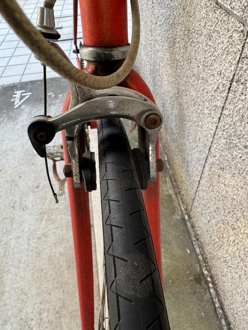 k*m様 オレンジxレザー ピストバイク(Diners)