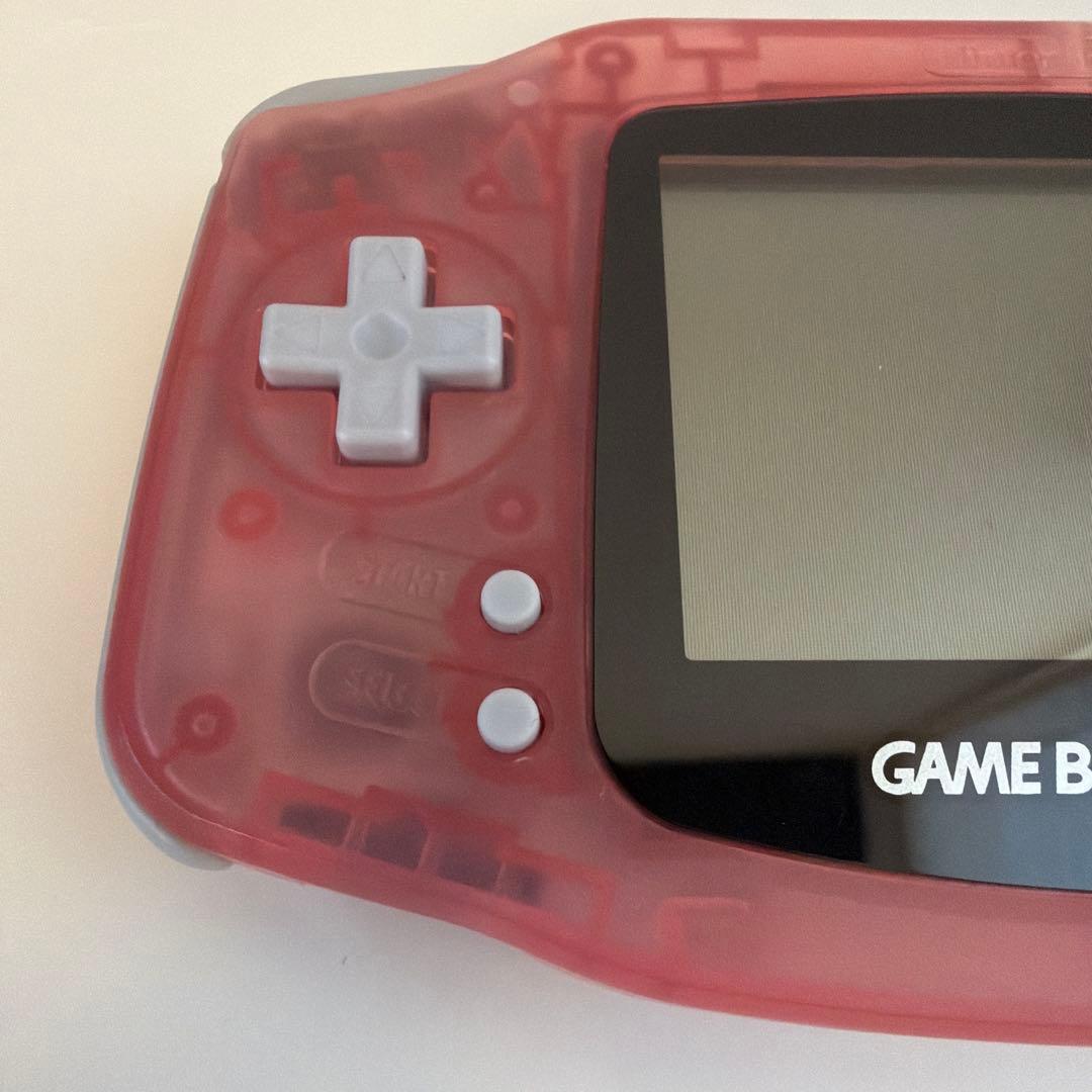 【美品】任天堂 ゲームアドバンス ミルキーピンク