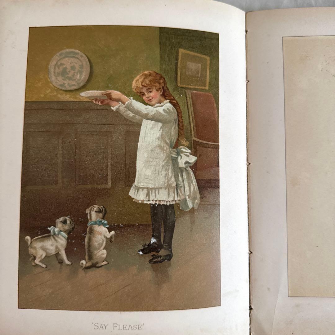 稀少アンティーク美しい挿絵の絵本　洋書ヴィクトリアン古書アーネストニースター絵本